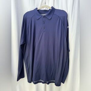 NWT Fabletics Long Sleeve Polo Men Size XXL (2XL)